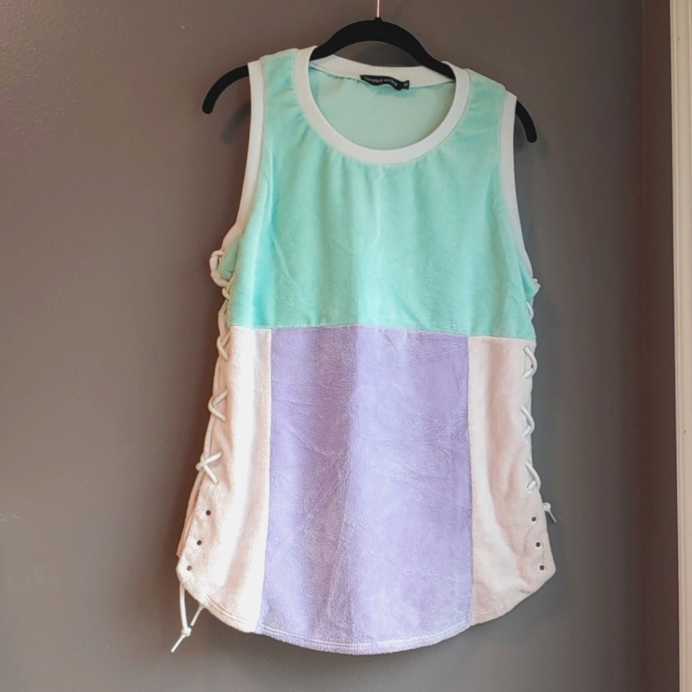 Plush Pastel Jersey tank top